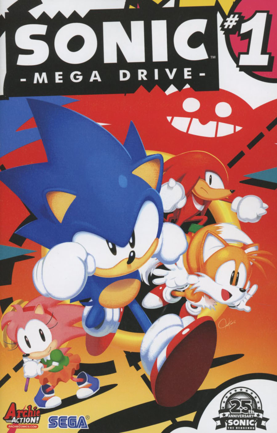 Sonic Mega Drive One Shot Cover A 1st Ptg