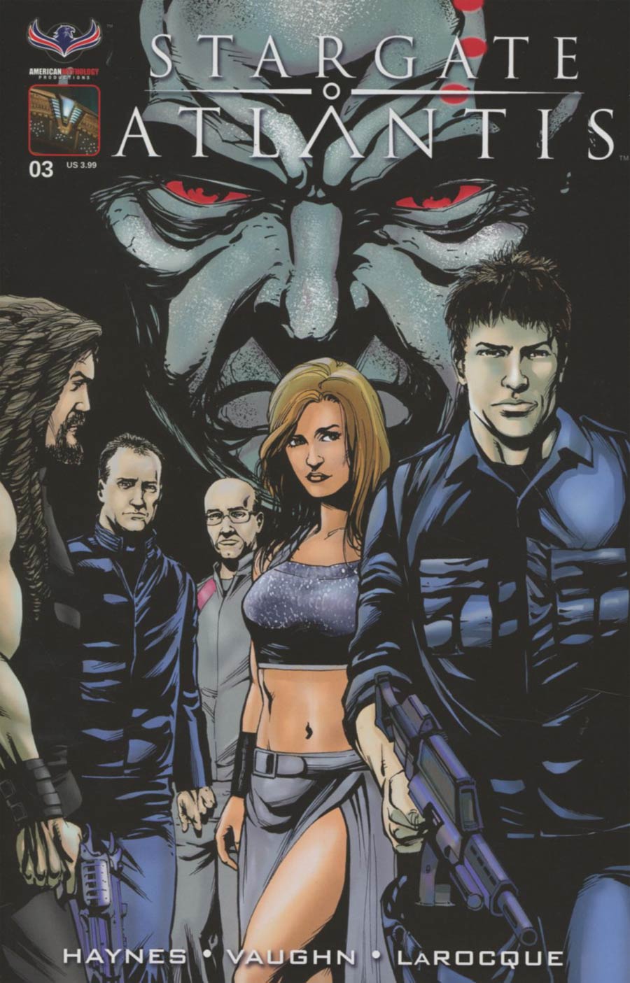 Stargate Atlantis Back To Pegasus #3 Cover C Variant Greg LaRocque Cover