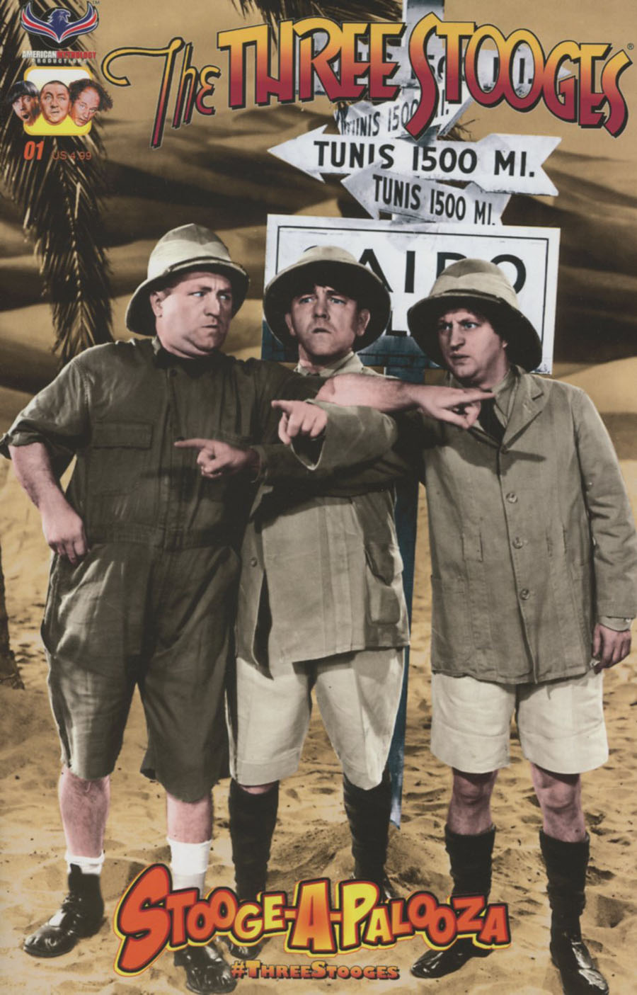 Three Stooges Giant Sized Stoogeapalooza Cover C Variant Photo Cover