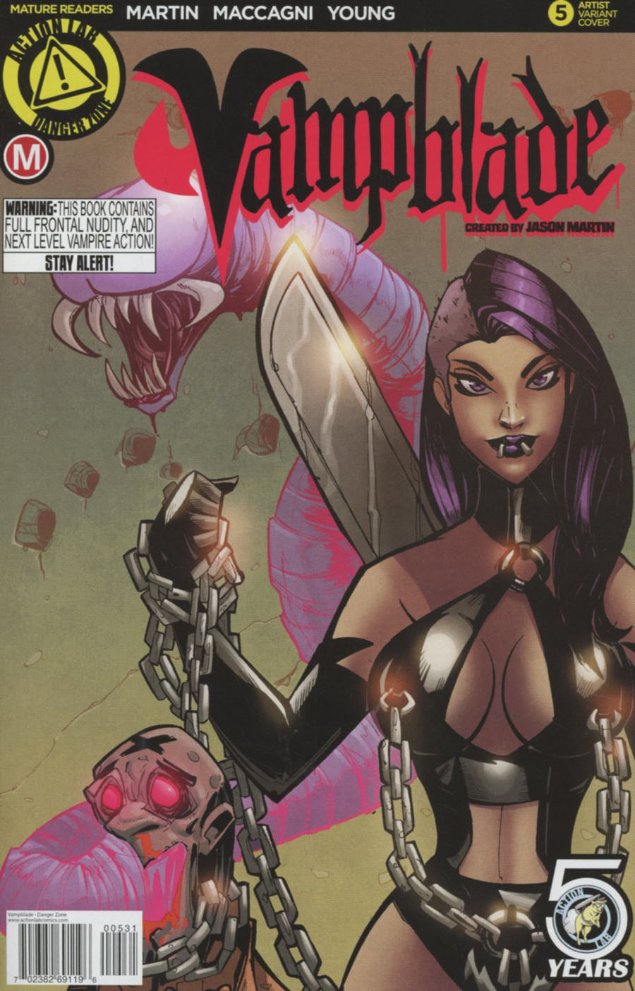 Vampblade #5 Cover C Variant Marcelo Trom Cover