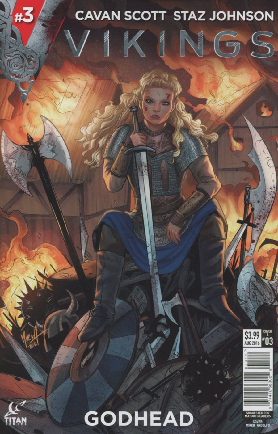 Vikings #3 Cover A Regular Mirka Andolfo Cover