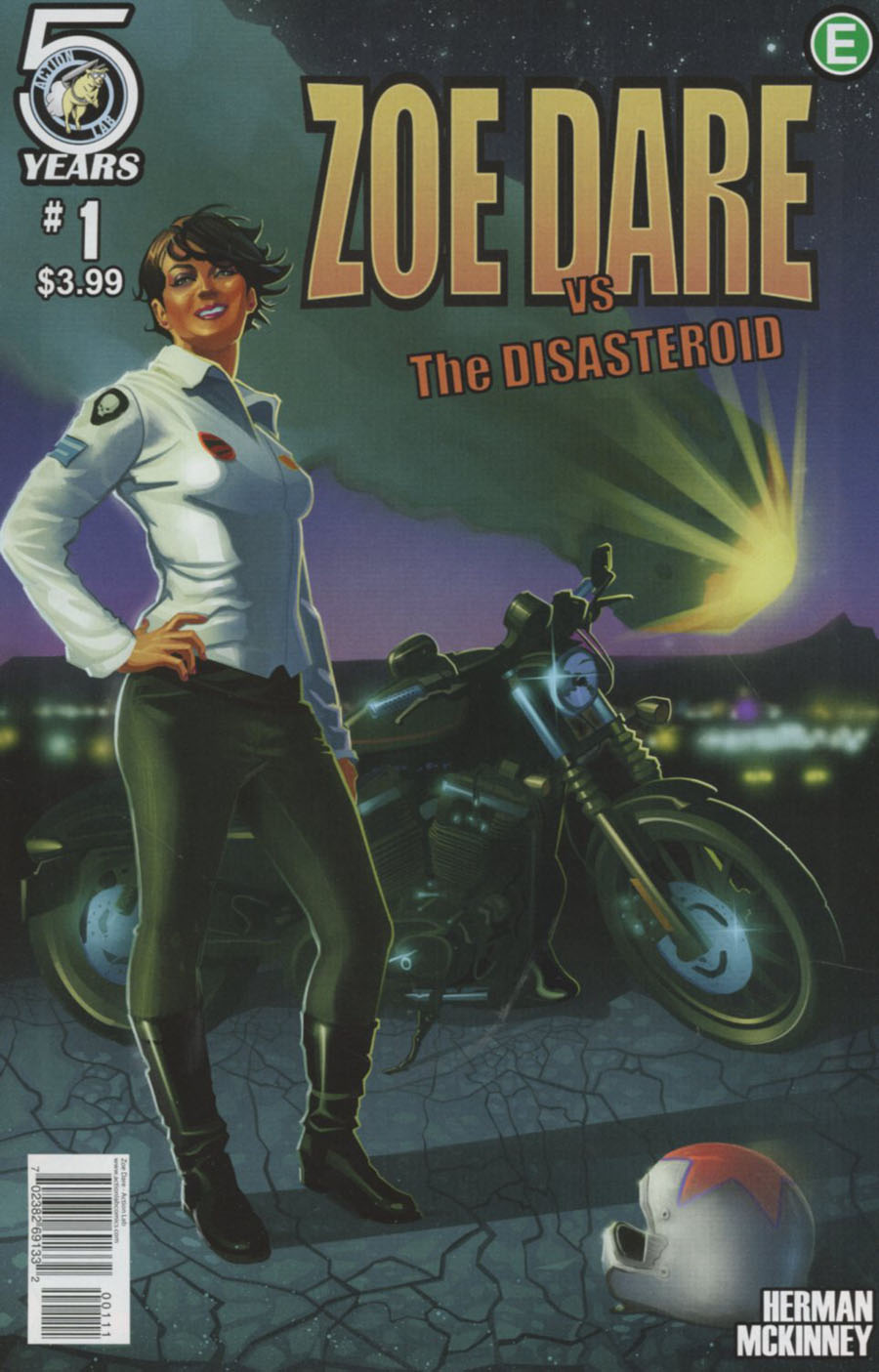 Zoe Dare vs Disasteroid #1 Cover A Regular Andrew Herman Cover