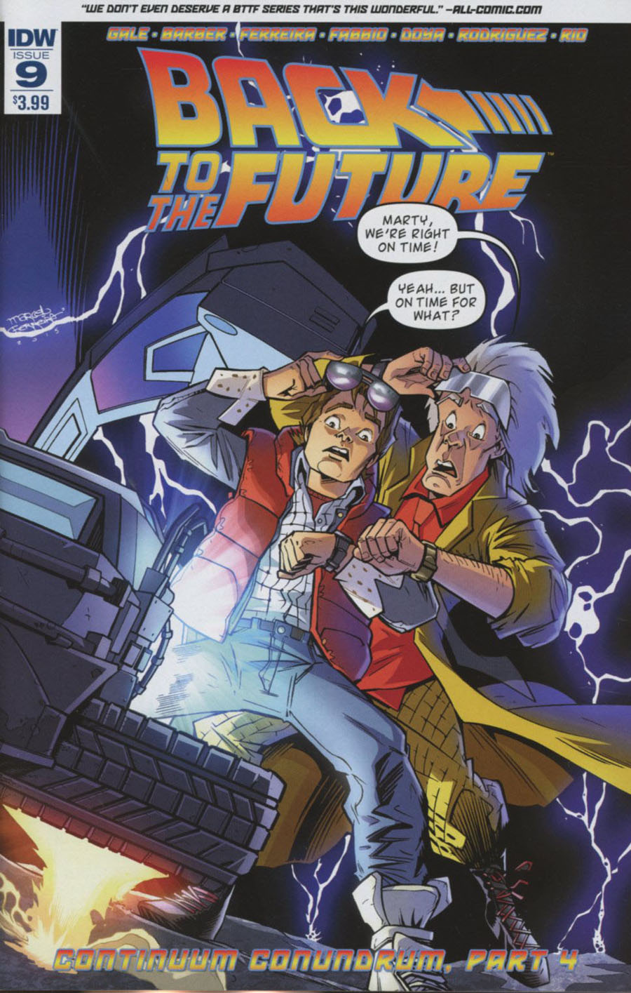 Back To The Future Vol 2 #9 Cover A Regular Marcelo Ferreira Cover