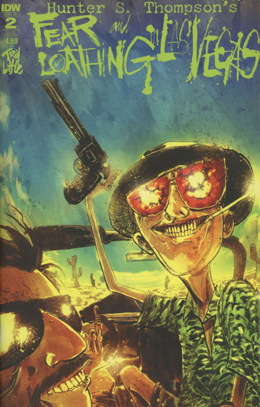 Hunter S Thompsons Fear And Loathing In Las Vegas #2 Cover B Variant Ben Templesmith Subscription Cover