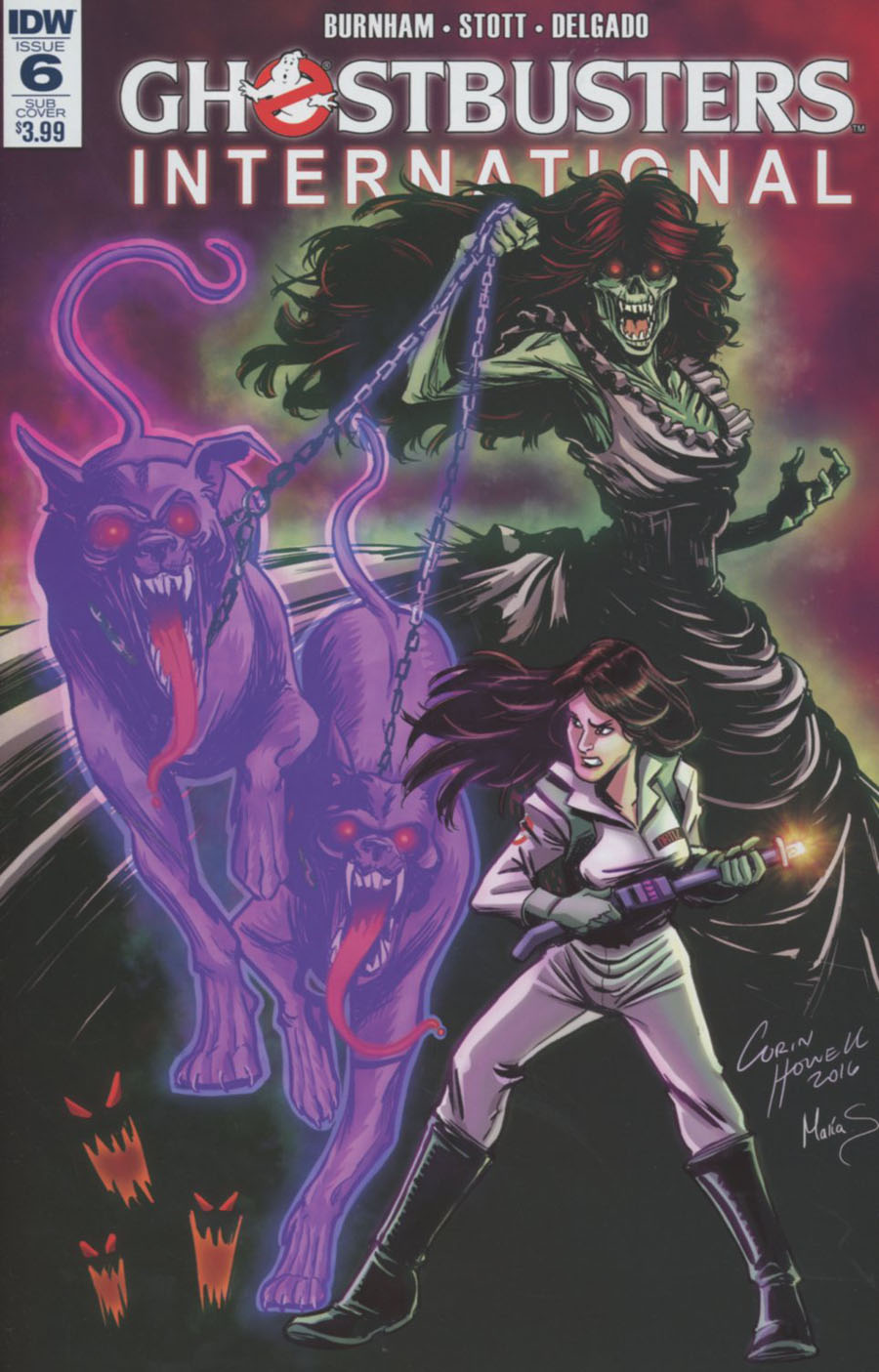 Ghostbusters International #6 Cover B Variant Corin Howell Subscription Cover