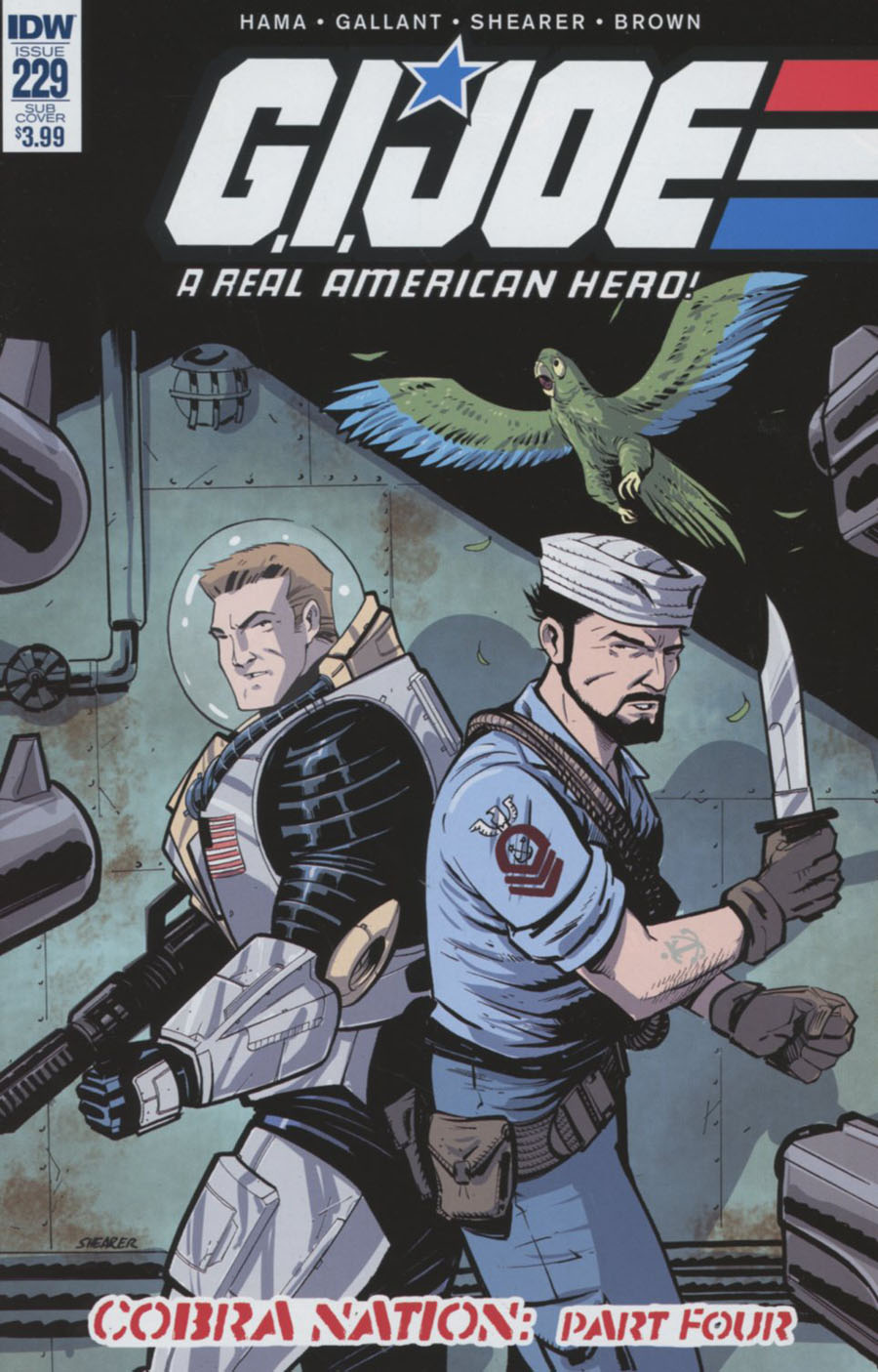 GI Joe A Real American Hero #229 Cover B Variant Brian Shearer Subscription Cover