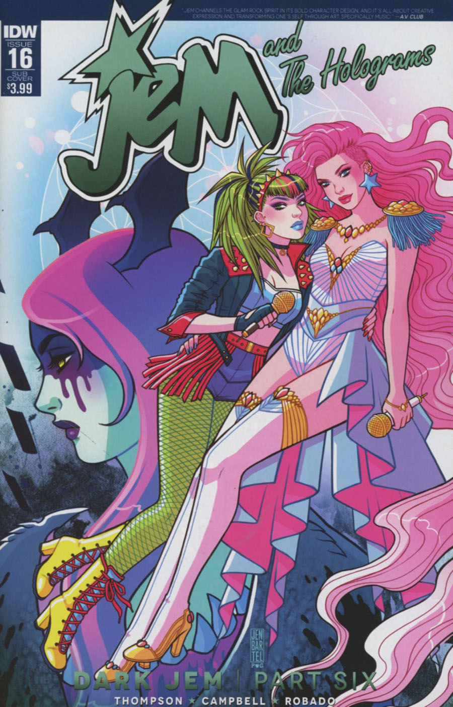 Jem And The Holograms #16 Cover B Variant Jen Bartel Subscription Cover