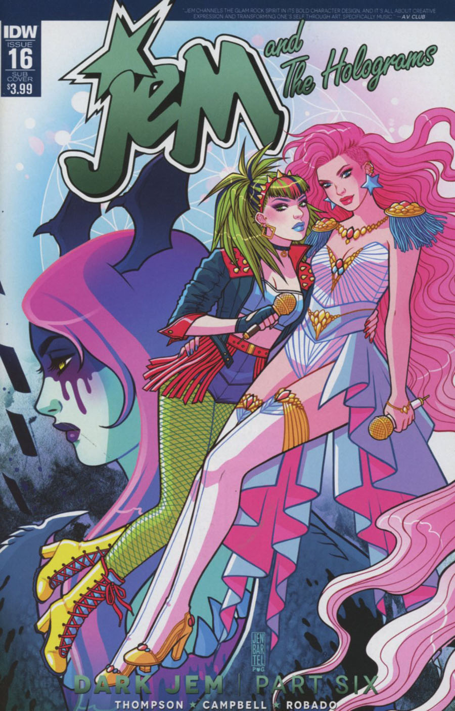 Jem And The Holograms #16 Cover B Variant Jen Bartel Subscription Cover