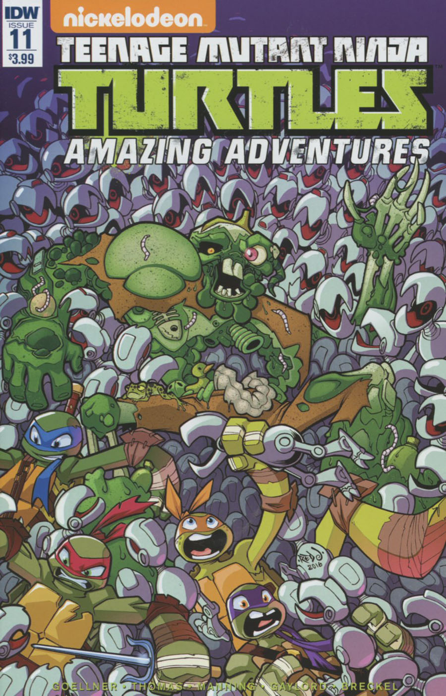 Teenage Mutant Ninja Turtles Amazing Adventures #11 Cover A Regular Jon Sommariva Cover