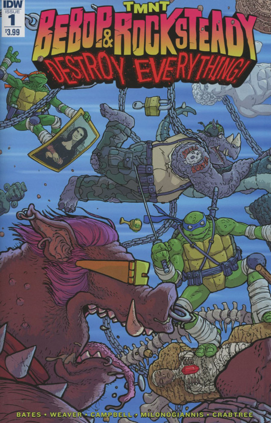 Teenage Mutant Ninja Turtles Bebop & Rocksteady Destroy Everything #1 Cover A Regular Nick Pitarra Cover