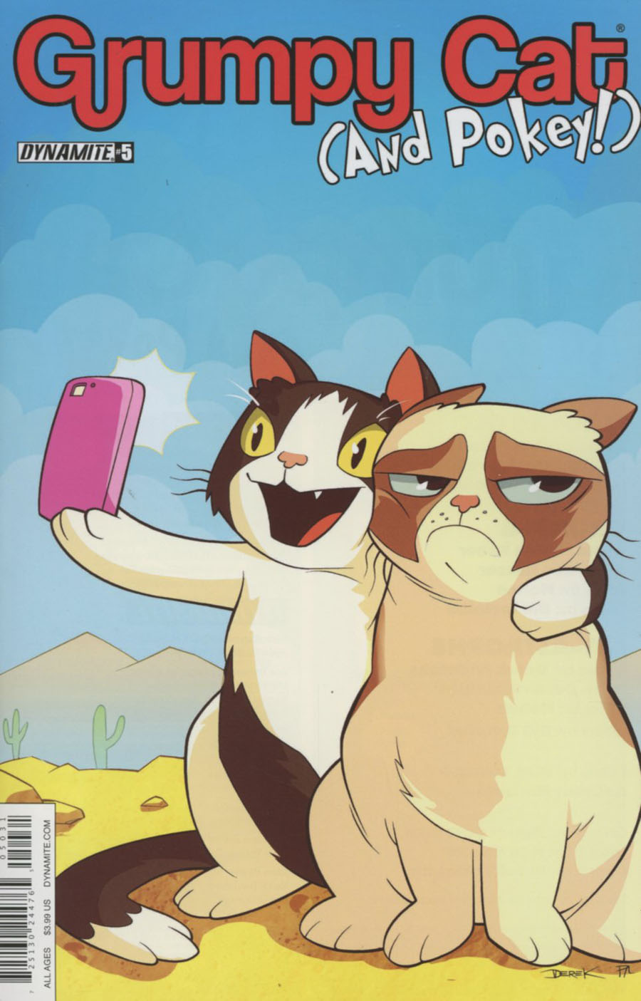 Grumpy Cat & Pokey #5 Cover C Variant Derek Fridolfs Cover