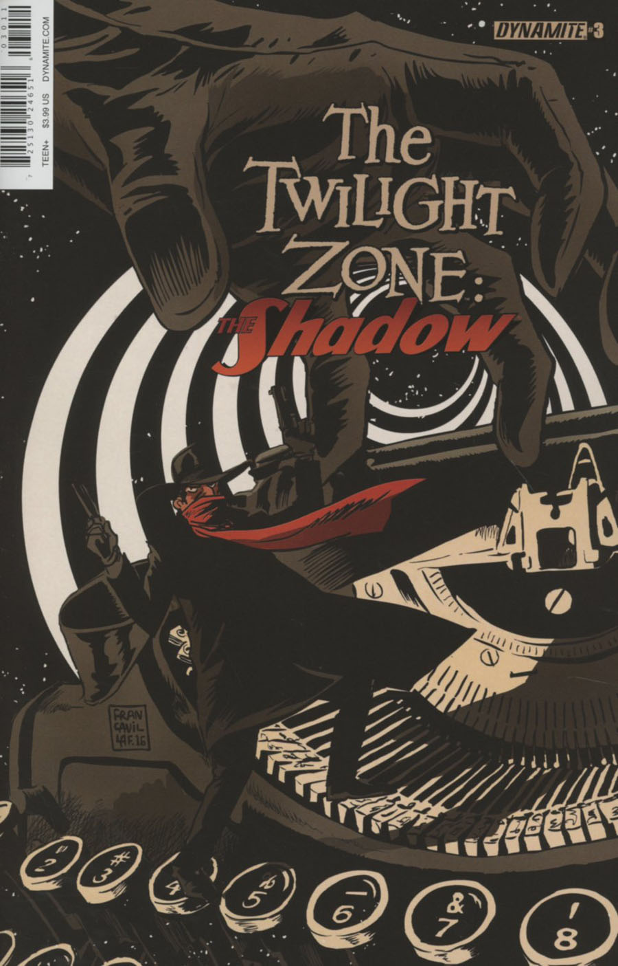 Twilight Zone Shadow #3 Cover A Regular Francesco Francavilla Cover