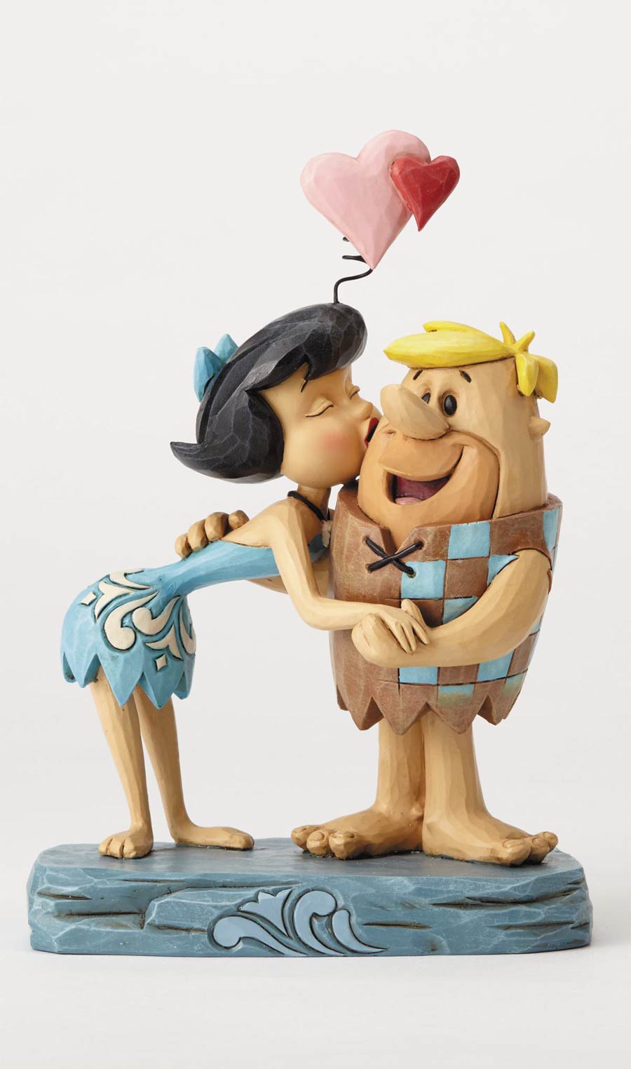 Flintstones By Jim Shore Betty Kissing Barney Figurine