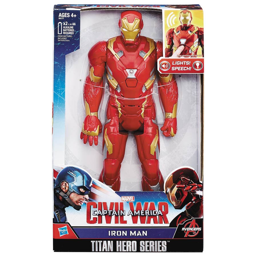 Captain America Civil War Titan Hero Iron Man 12-Inch Electronic Action Figure Case