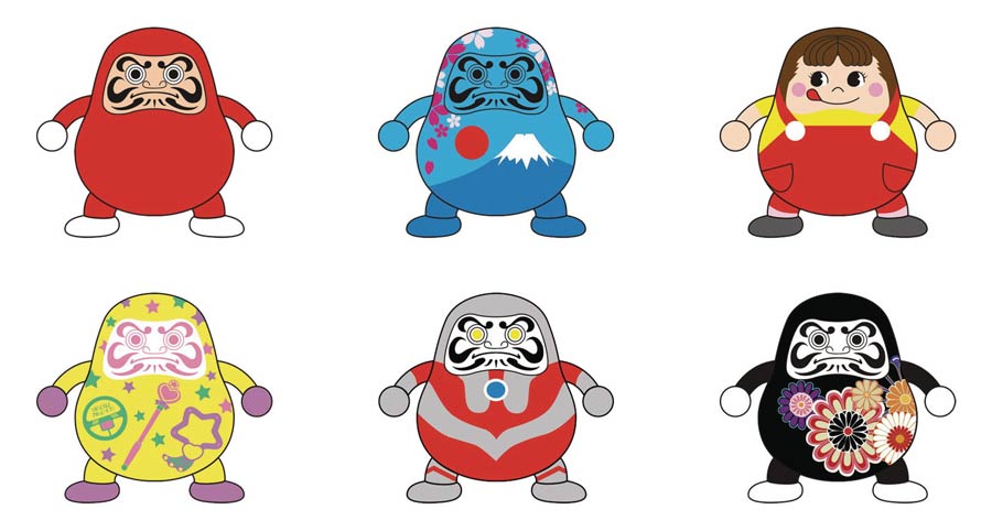 Daruma Club Vol 1 - Box Of 6 Blind Mystery Box Figures
