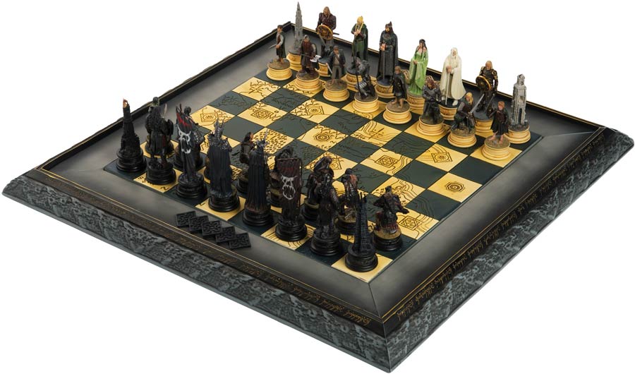 Lord Of The Rings Chess Collection Complete Set 1
