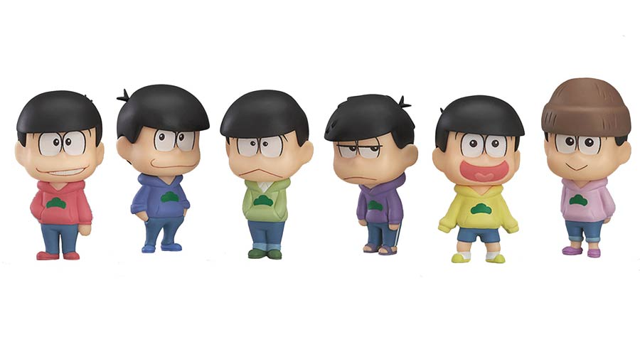 Osomatsu San Trading Figure 6-Piece Display
