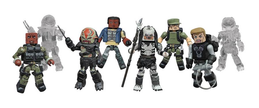 Predator Minimates Foil Bag Series 2 Blind Mystery Box Counter Display