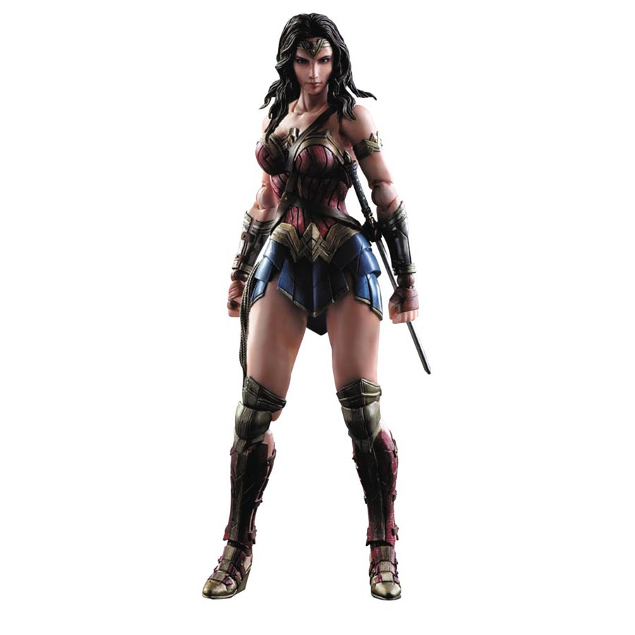 Batman v Superman Dawn Of Justice Play Arts Kai Action Figure - Wonder Woman