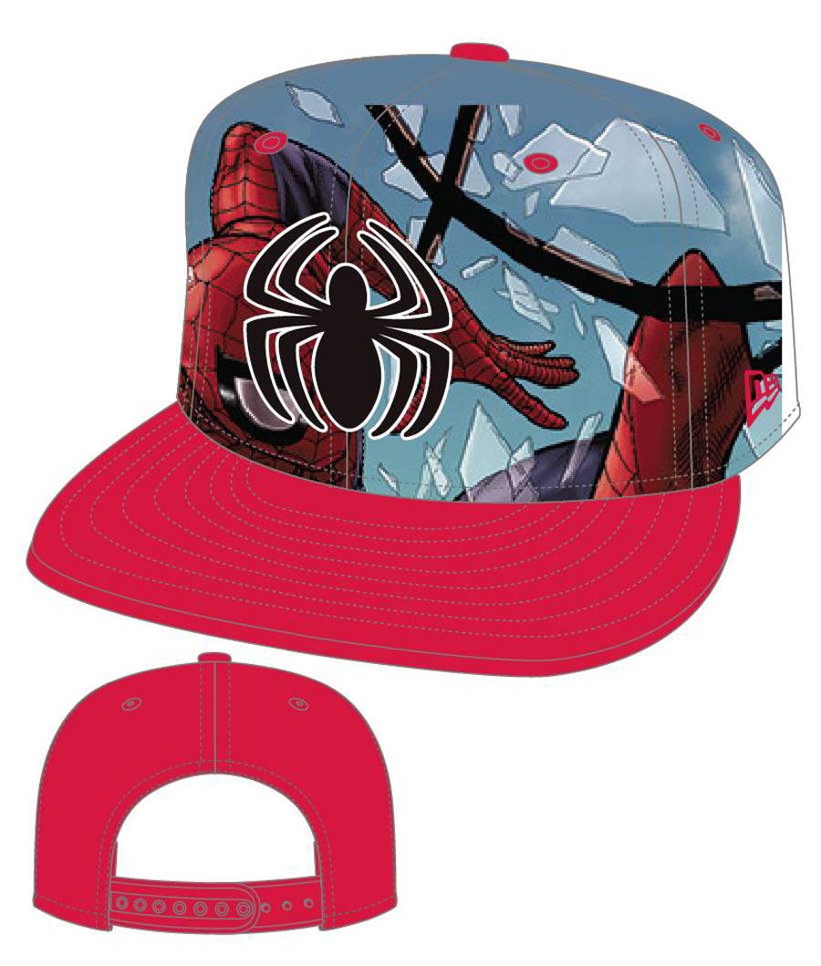 Spider-Man Logo Fronted 950 Snap Back Cap