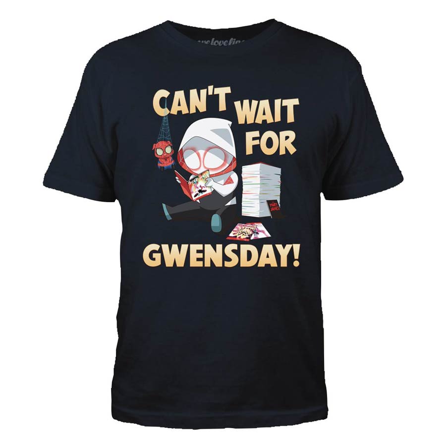 Cant Wait For Gwensday Navy T-Shirt Large