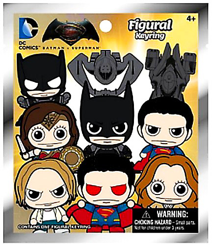 Batman v Superman Dawn Of Justice Laser Cut Fig Keyring Blind Mystery Box 24-Piece Display