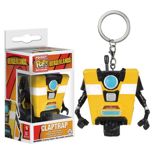 POP Borderlands Claptrap Vinyl Figure Keychain