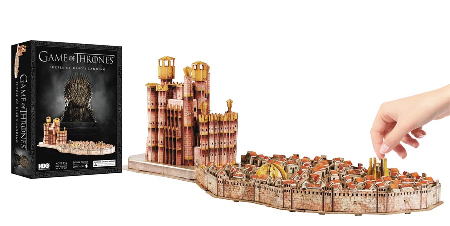 4D Cityscape Game Of Thrones Kings Landing Puzzle