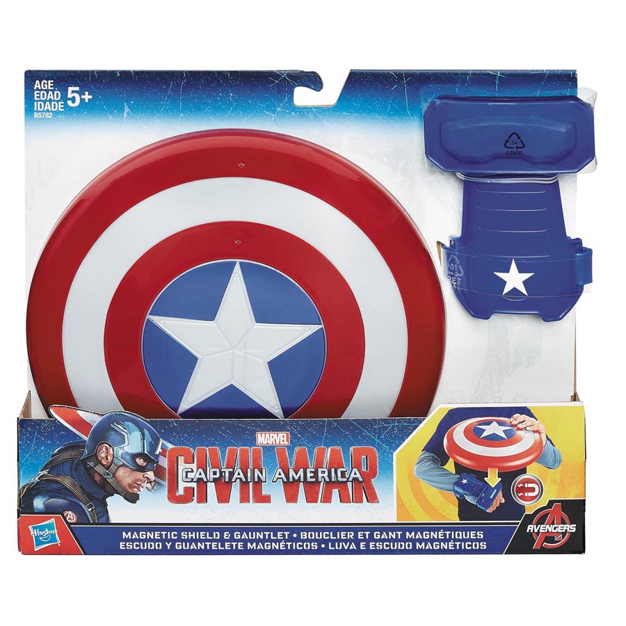 Captain America Civil War Magnetic Shield/Gauntlet Case