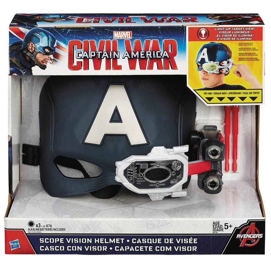 Captain America Civil War Scope Vision Helmet Case