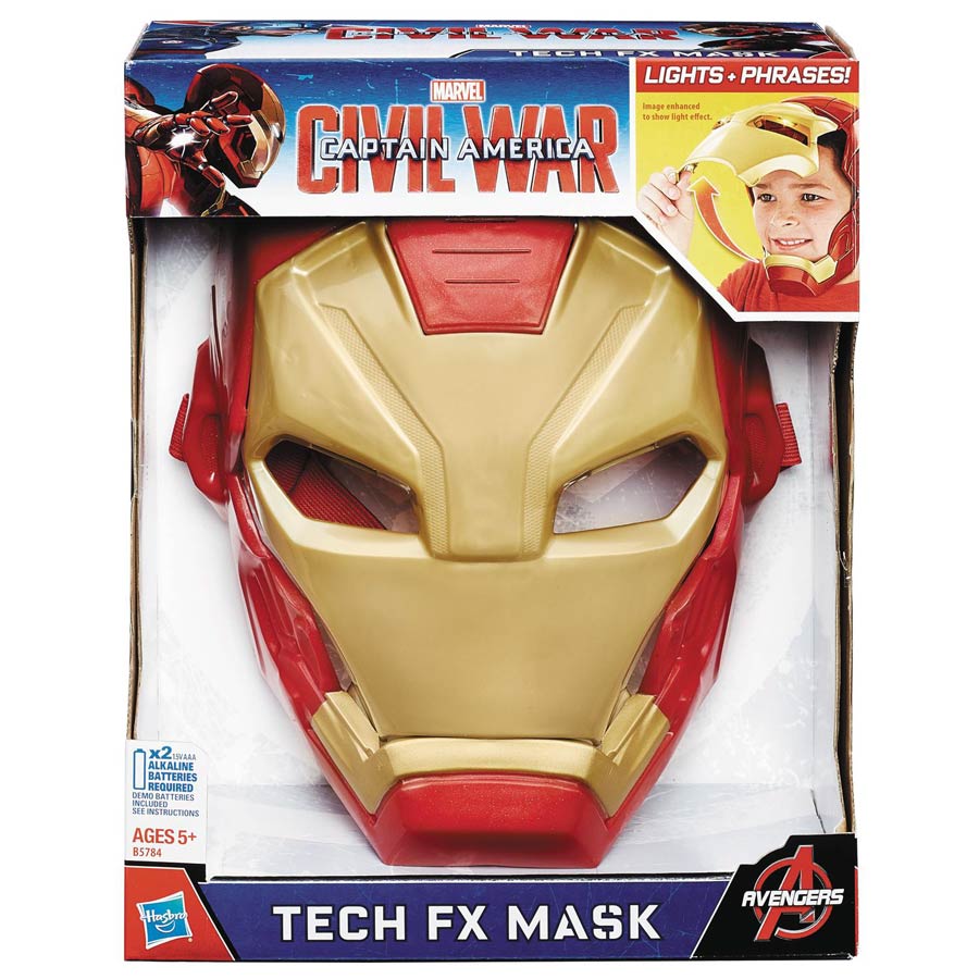 Captain America Civil War Tech FX Iron Man Mask Case