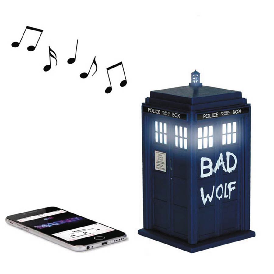 Doctor Who Bad Wolf TARDIS Bluetooth Speaker