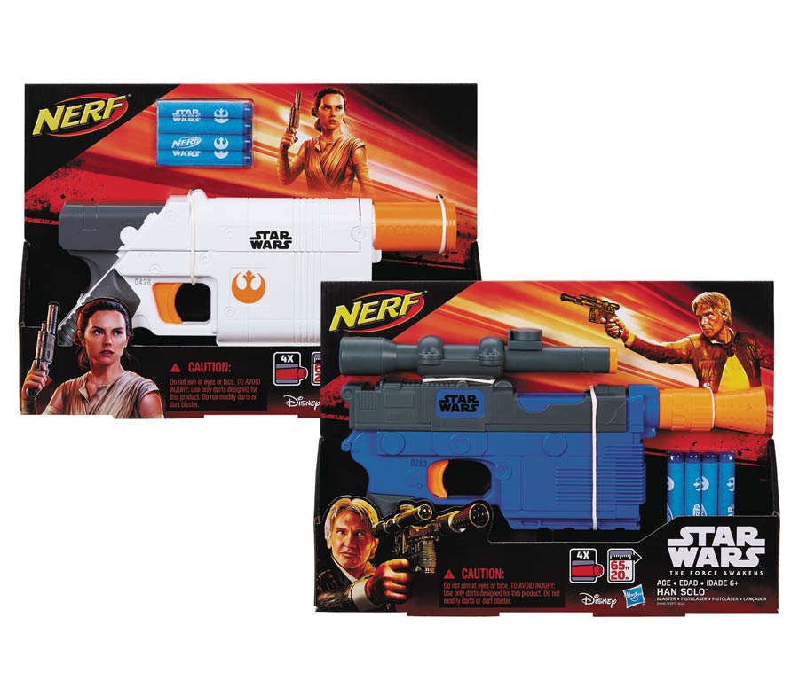 Star Wars Episode VII The Force Awakens Class II Nerf Blaster Assortment Case 201601