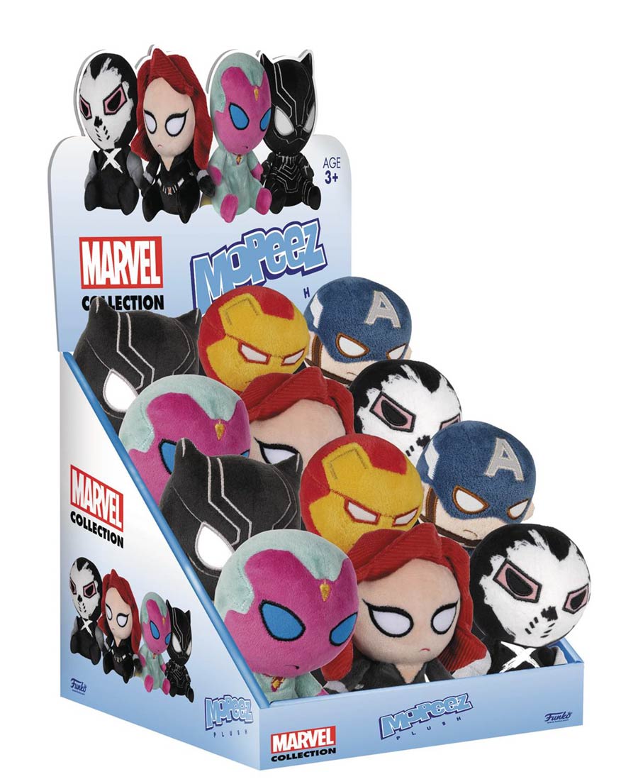 Mopeez Captain America Civil War Plush Figure 12-Piece Display