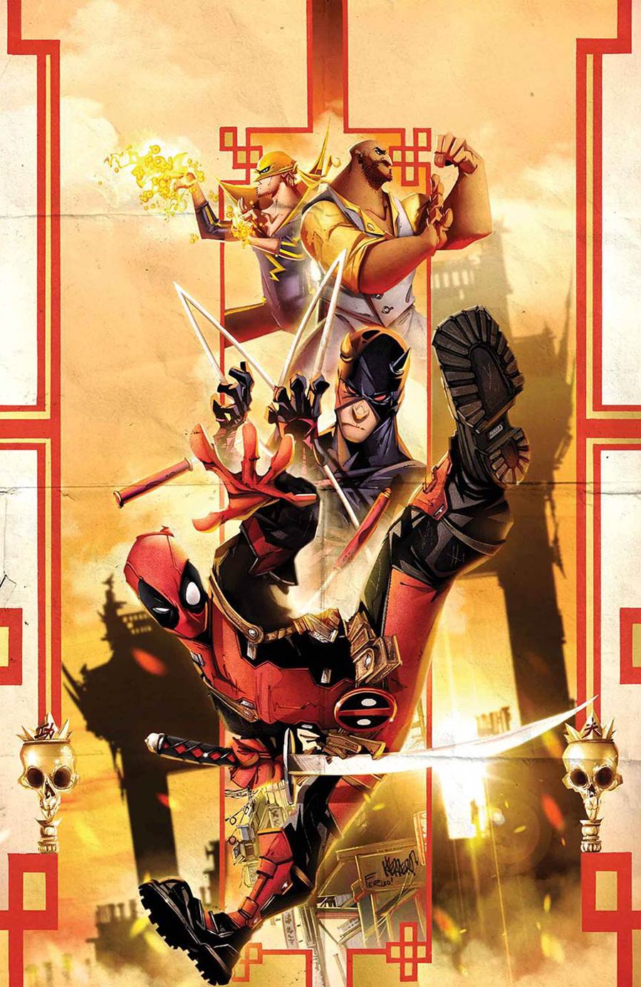 Deadpool Vol 5 #13 By Francisco Herrera Poster