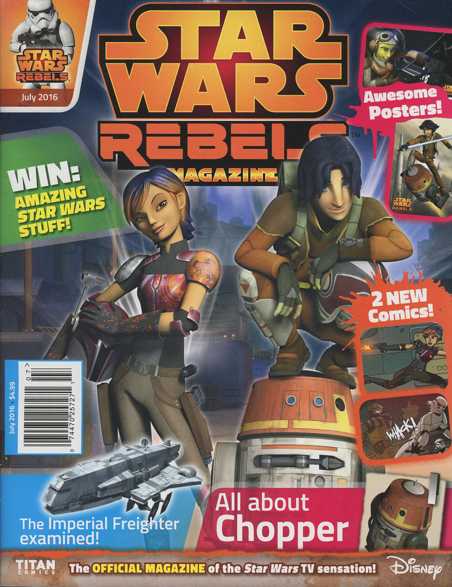 Star Wars Rebels Magazine #5 July 2016 Newsstand Edition