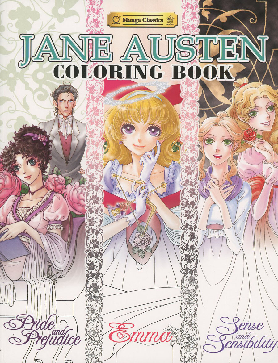 Manga Classics Jane Austen Adult Coloring Book SC