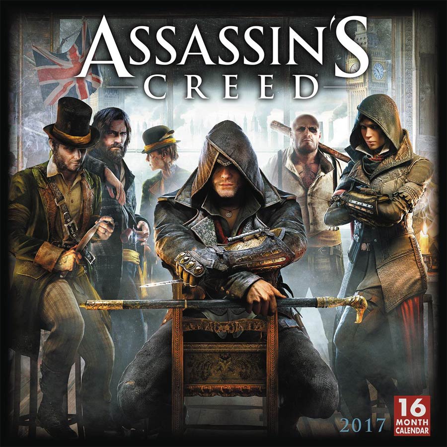 Assassins Creed 16-Month 2017 Wall Calendar