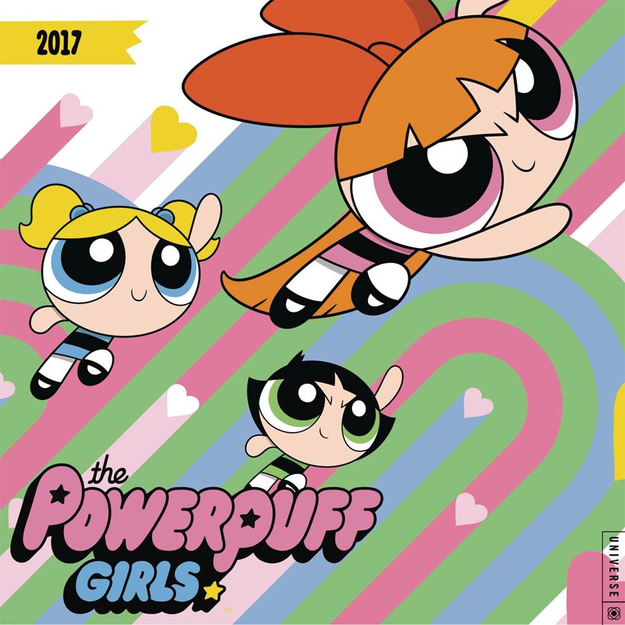 Powerpuff Girls 2017 Wall Calendar