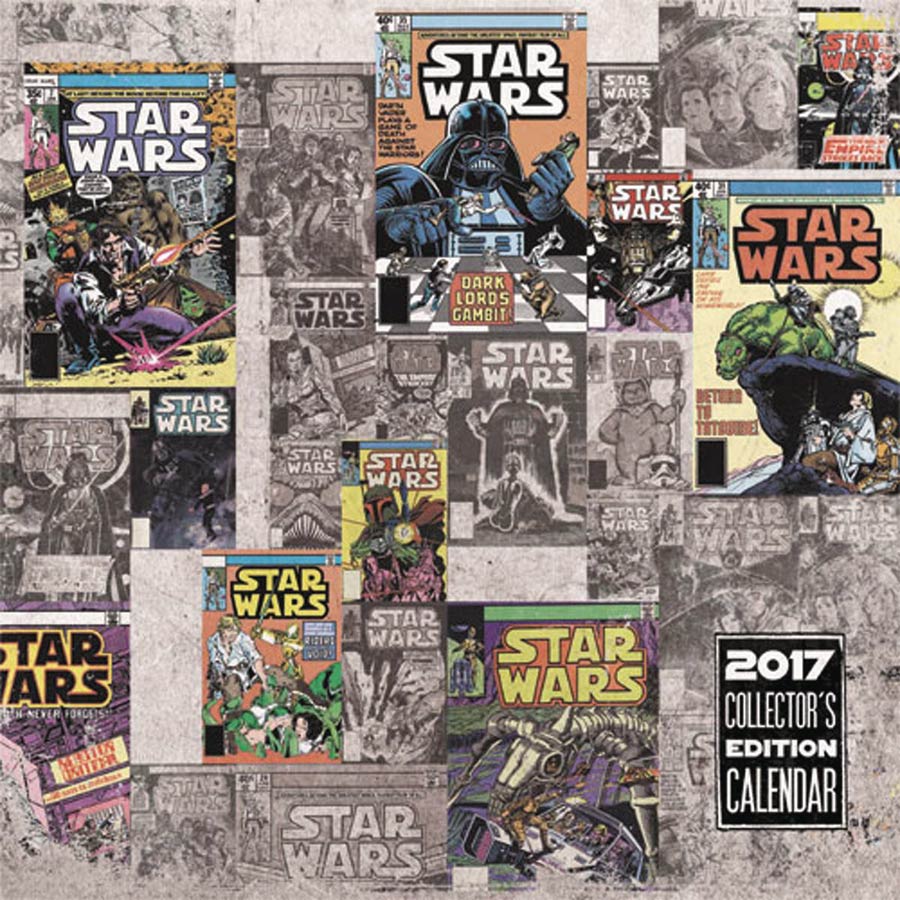 Star Wars Saga Collector Edition 2017 Wall Calendar