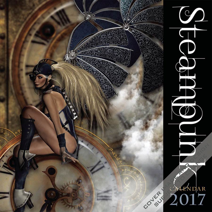 Steampunk 2017 Wall Calendar