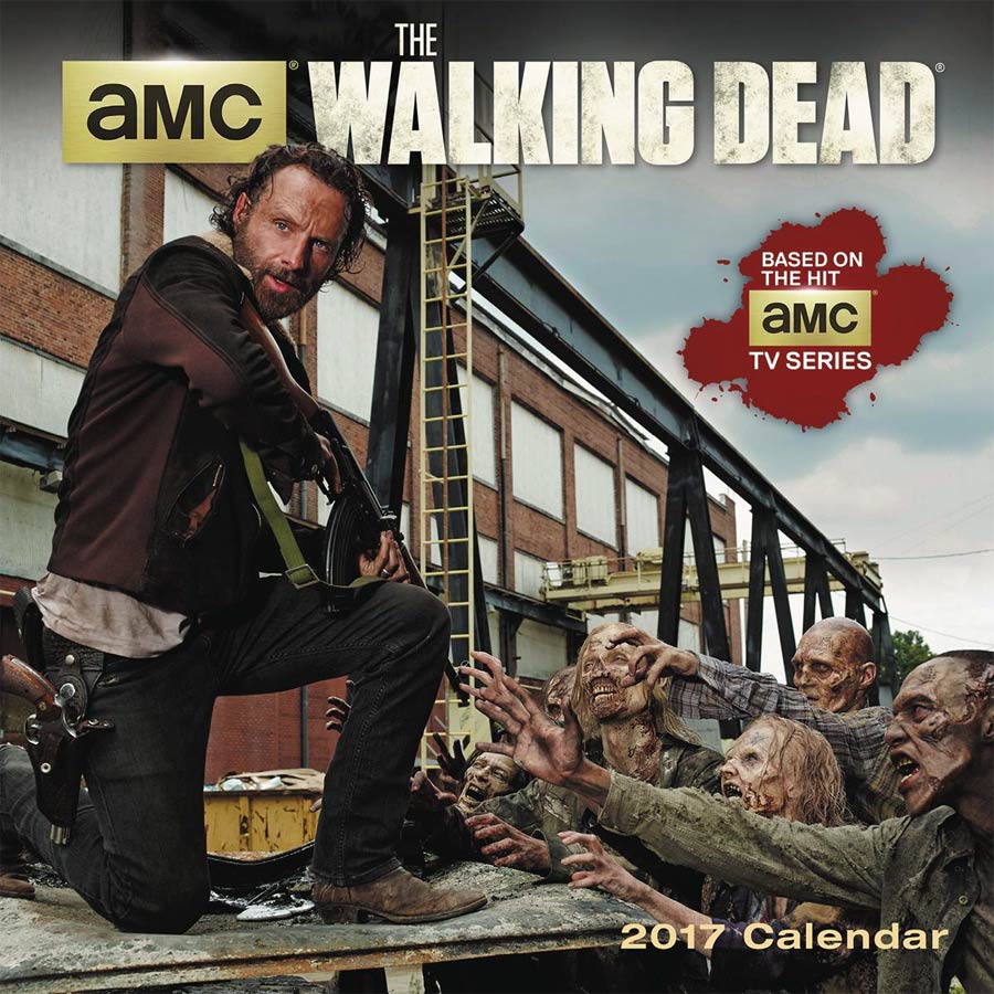 AMCs Walking Dead 16-Month 2017 Mini Calendar