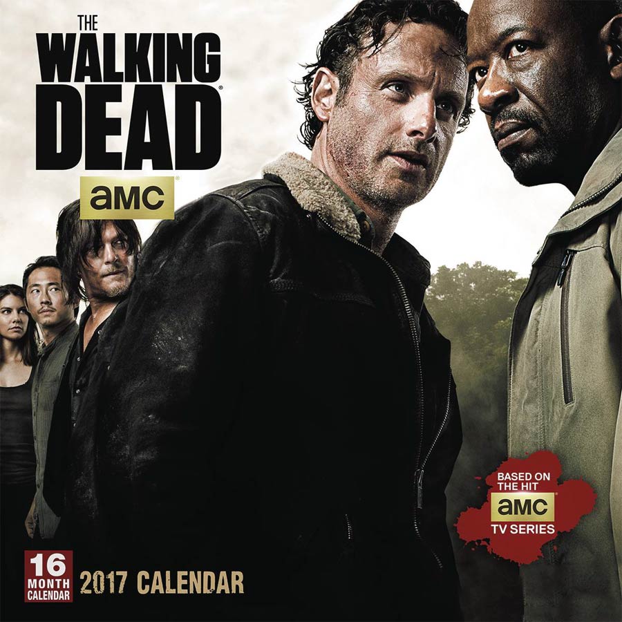 AMCs Walking Dead 16-Month 2017 Wall Calendar