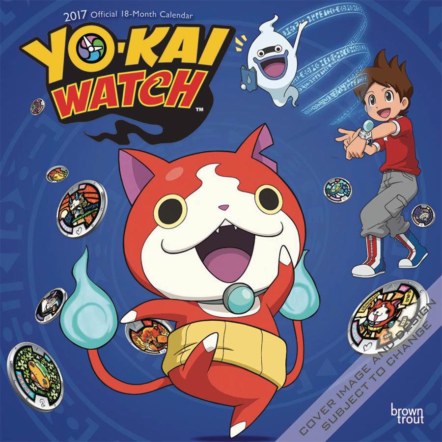 Yo-Kai Watch 2017 Wall Calendar