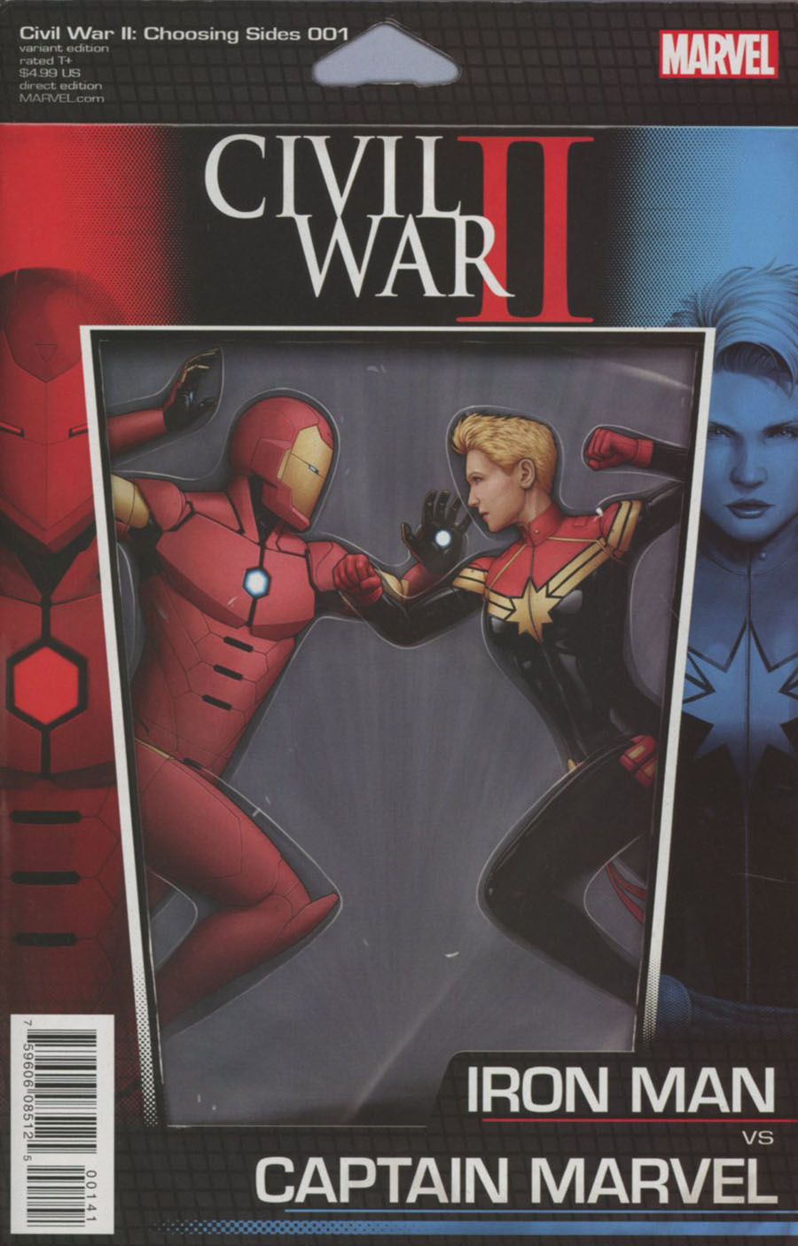 Civil War II Choosing Sides #1 Cover C Variant John Tyler Christopher Action Figure Cover