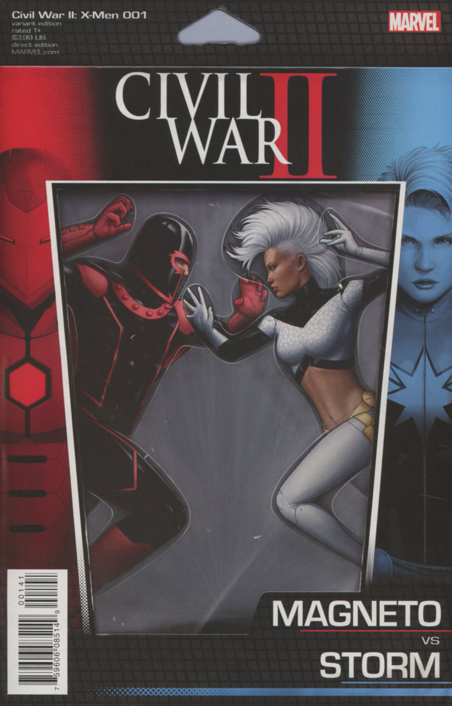 Civil War II X-Men #1 Cover C Variant John Tyler Christopher Action Figure Cover