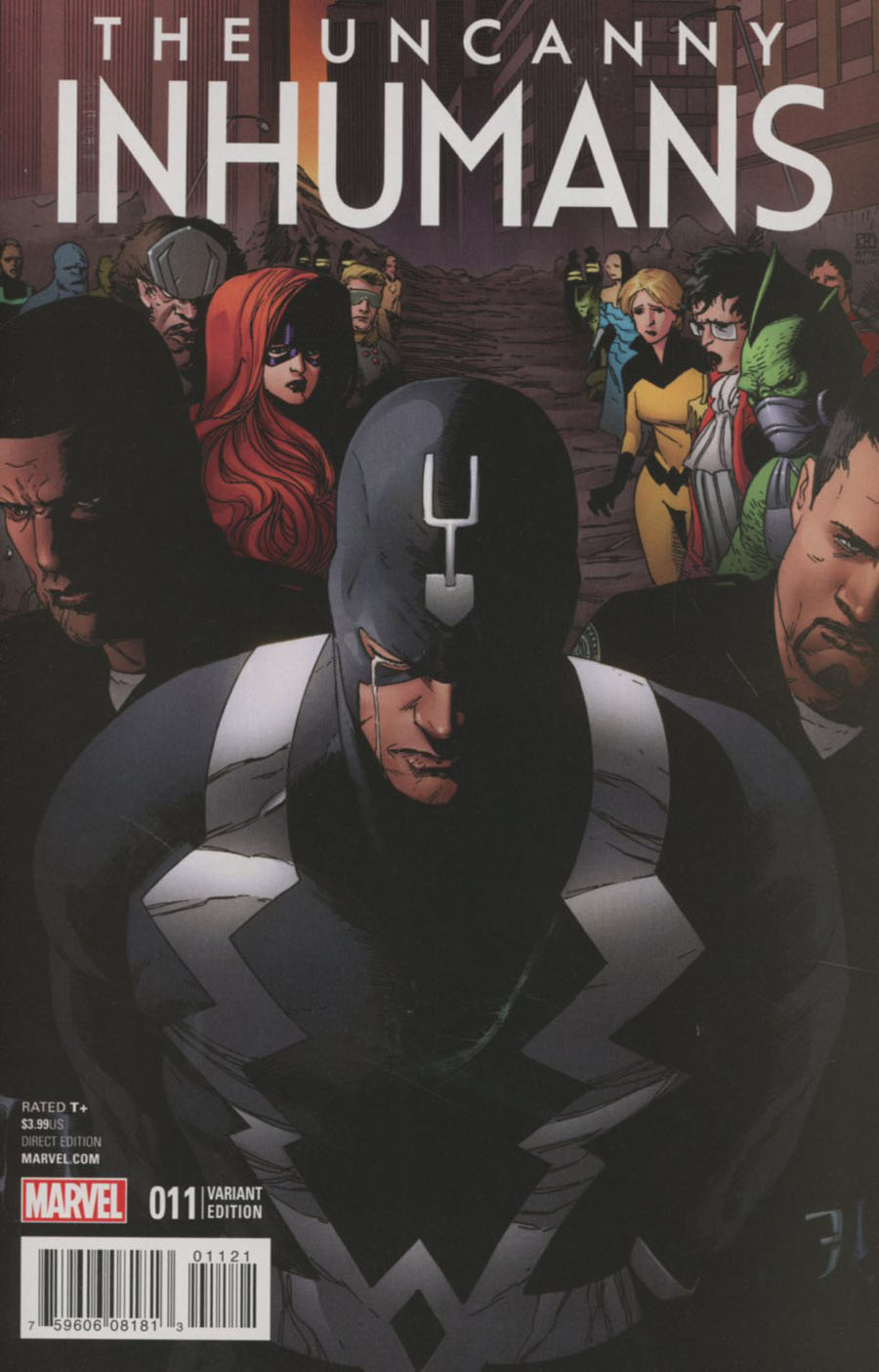 Uncanny Inhumans #11 Cover B Variant Civil War Reenactment Cover (Civil War II Tie-In)