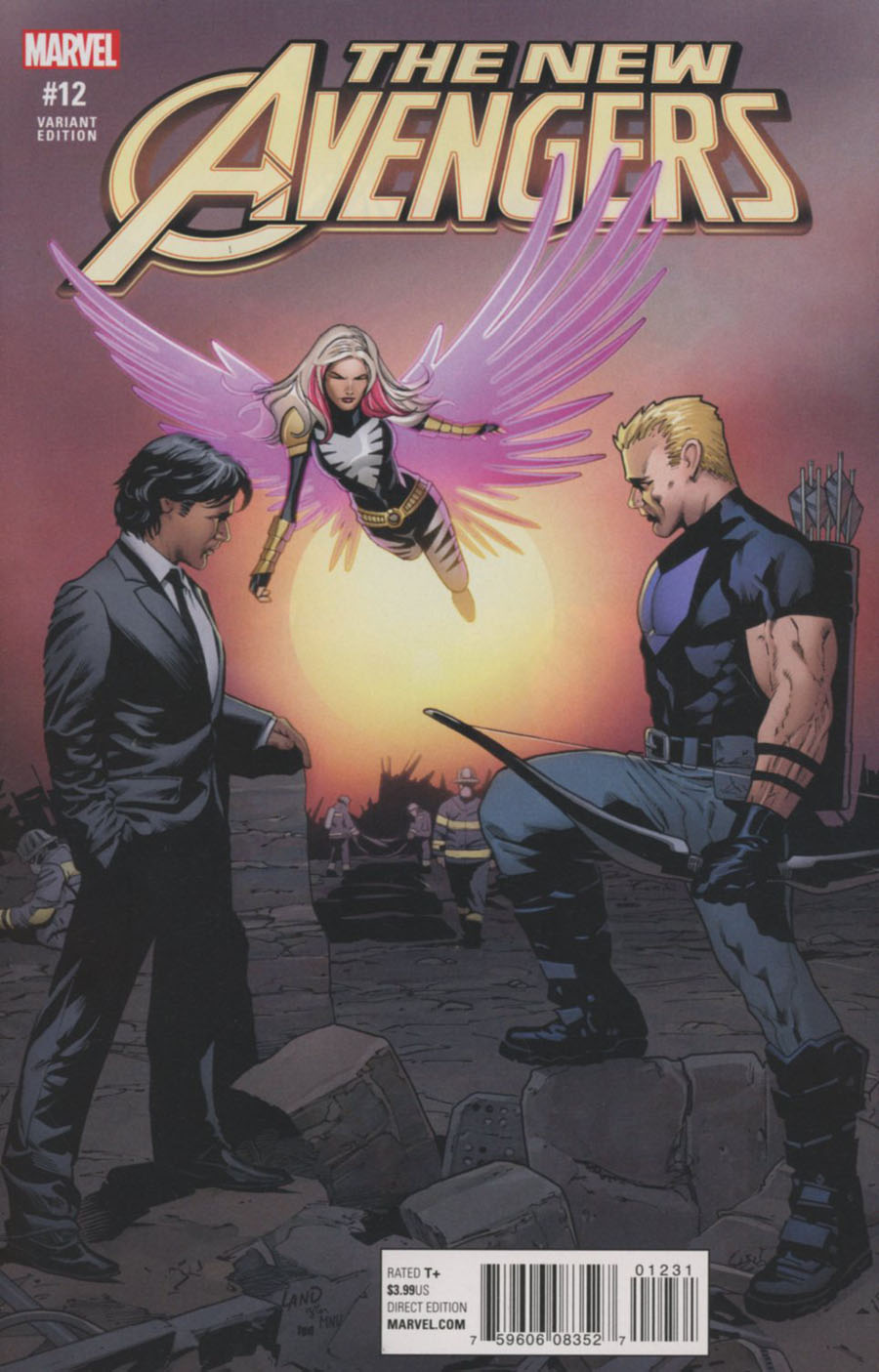 New Avengers Vol 4 #12 Cover B Variant Civil War Reenactment Cover (Civil War II Tie-In)
