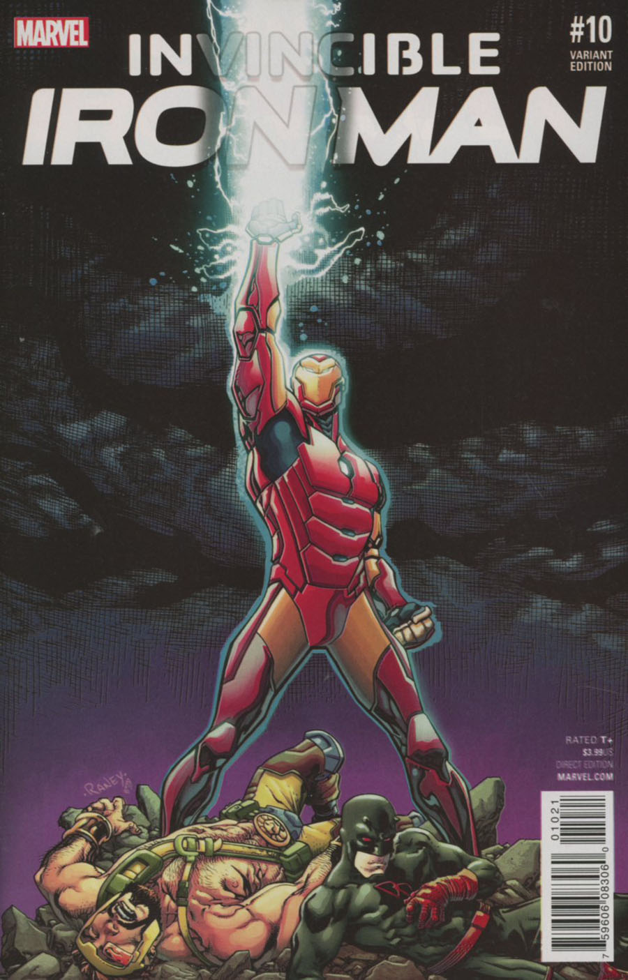 Invincible Iron Man Vol 2 #10 Cover B Variant Civil War Reenactment Cover (Road To Civil War II Tie-In)