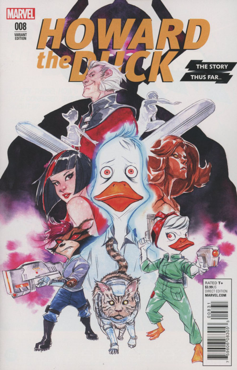 Howard The Duck Vol 5 #8 Cover B Variant Dustin Weaver Story Thus Far Cover